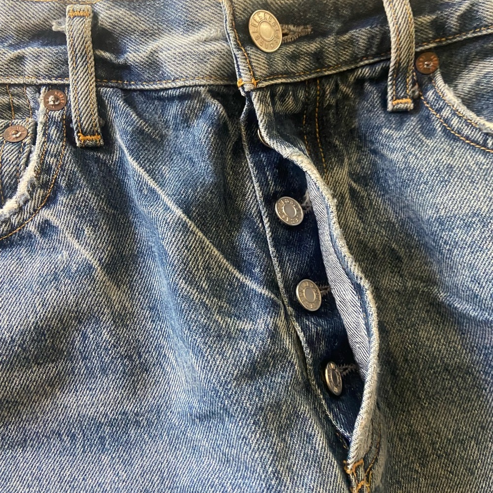 AGOLDE Parker Vintage Cut Off Short Swapmeet-Size 29 - Picture 7 of 7